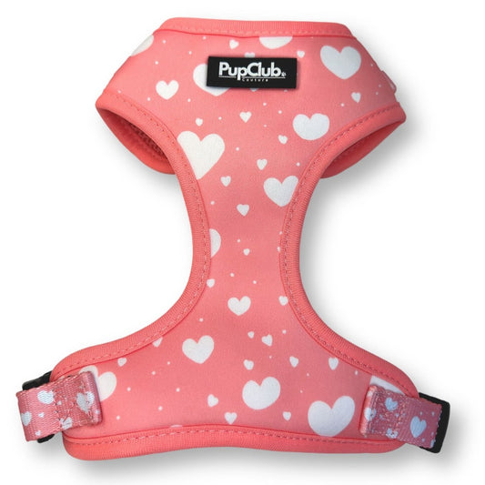 Adjustable Dog Harness - Peachy Hearts